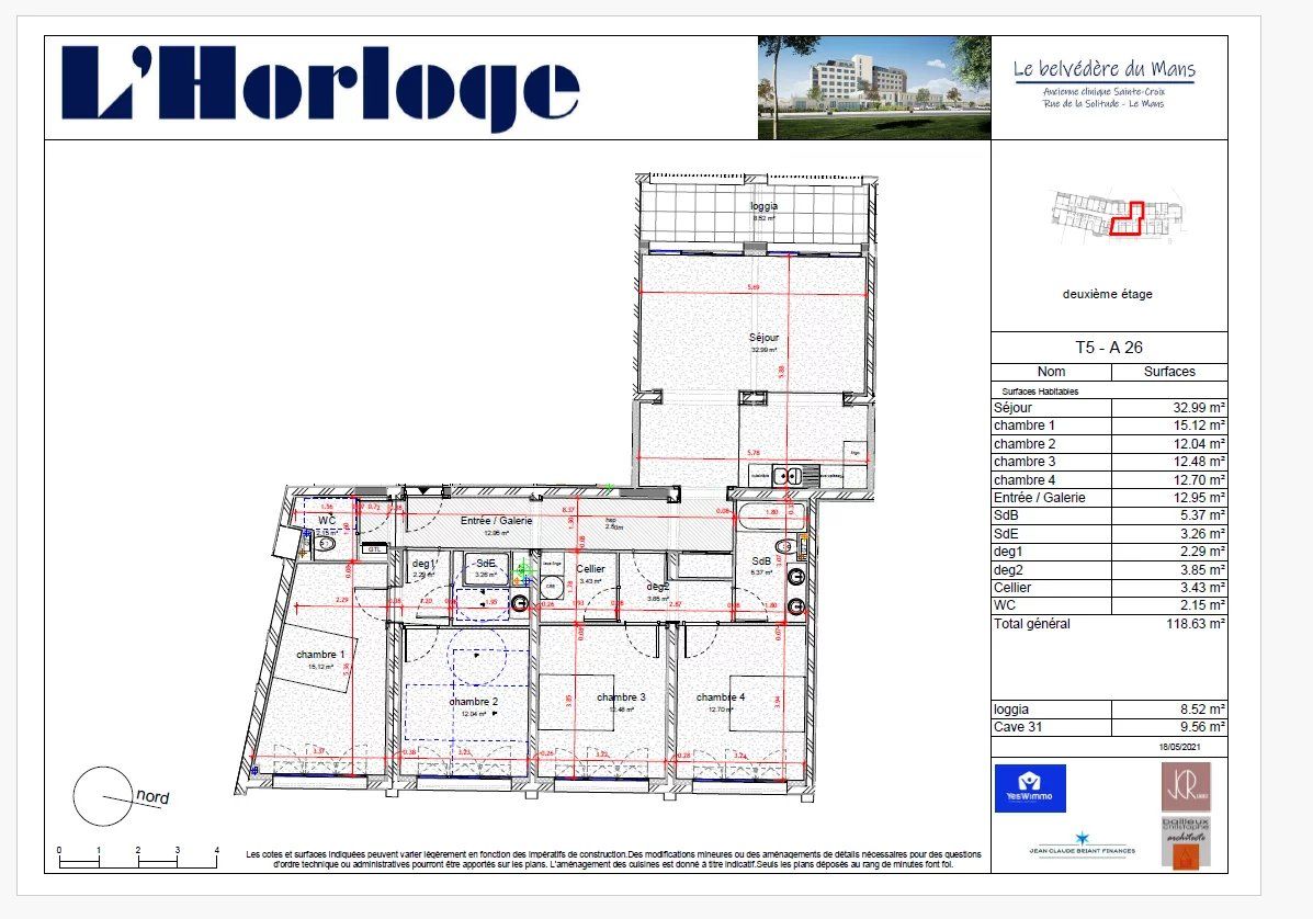 Acheter un appartement familial dans un programme neuf le Mans