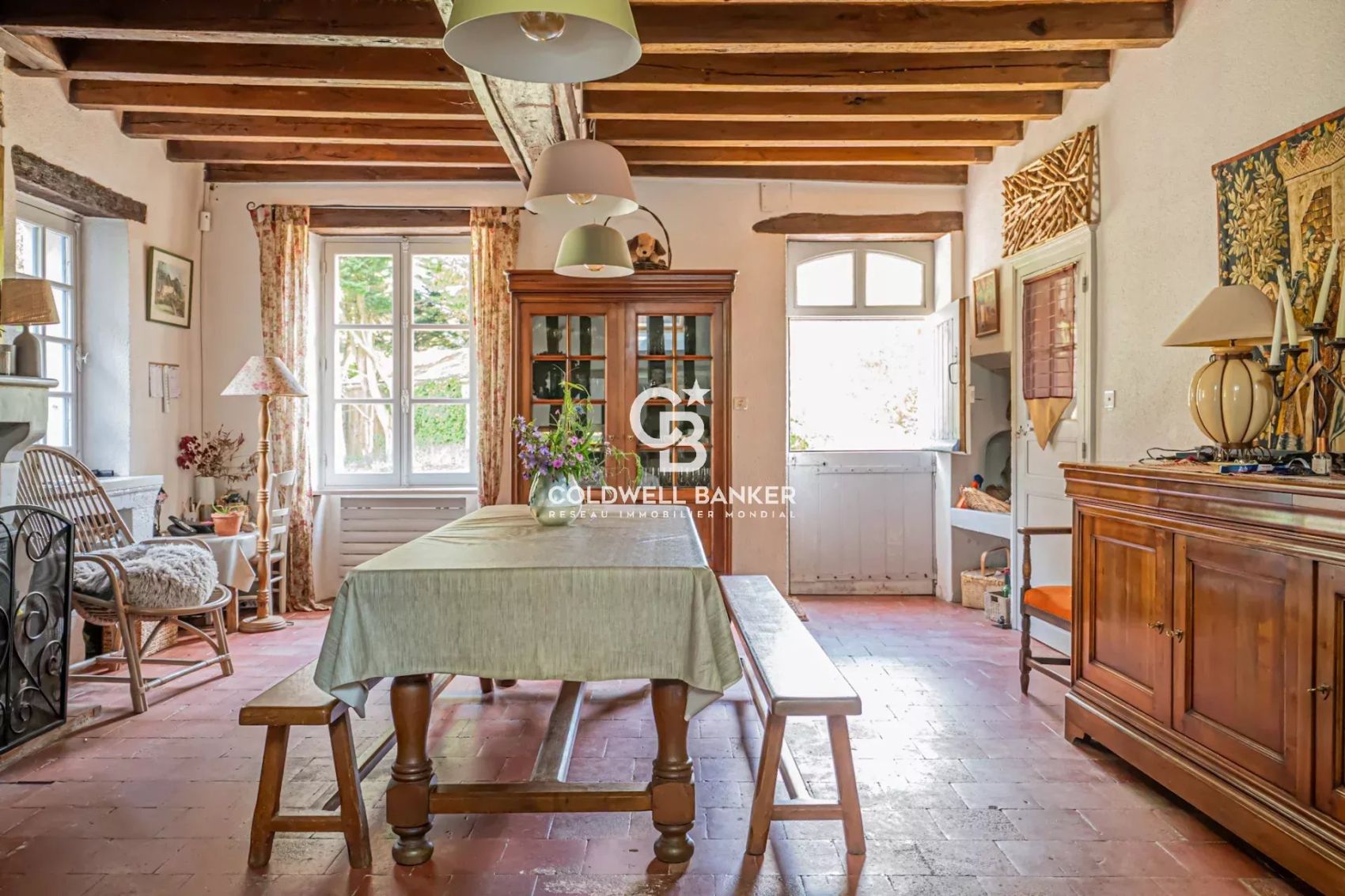 acheter une maison de campagne avec poele en sarthe