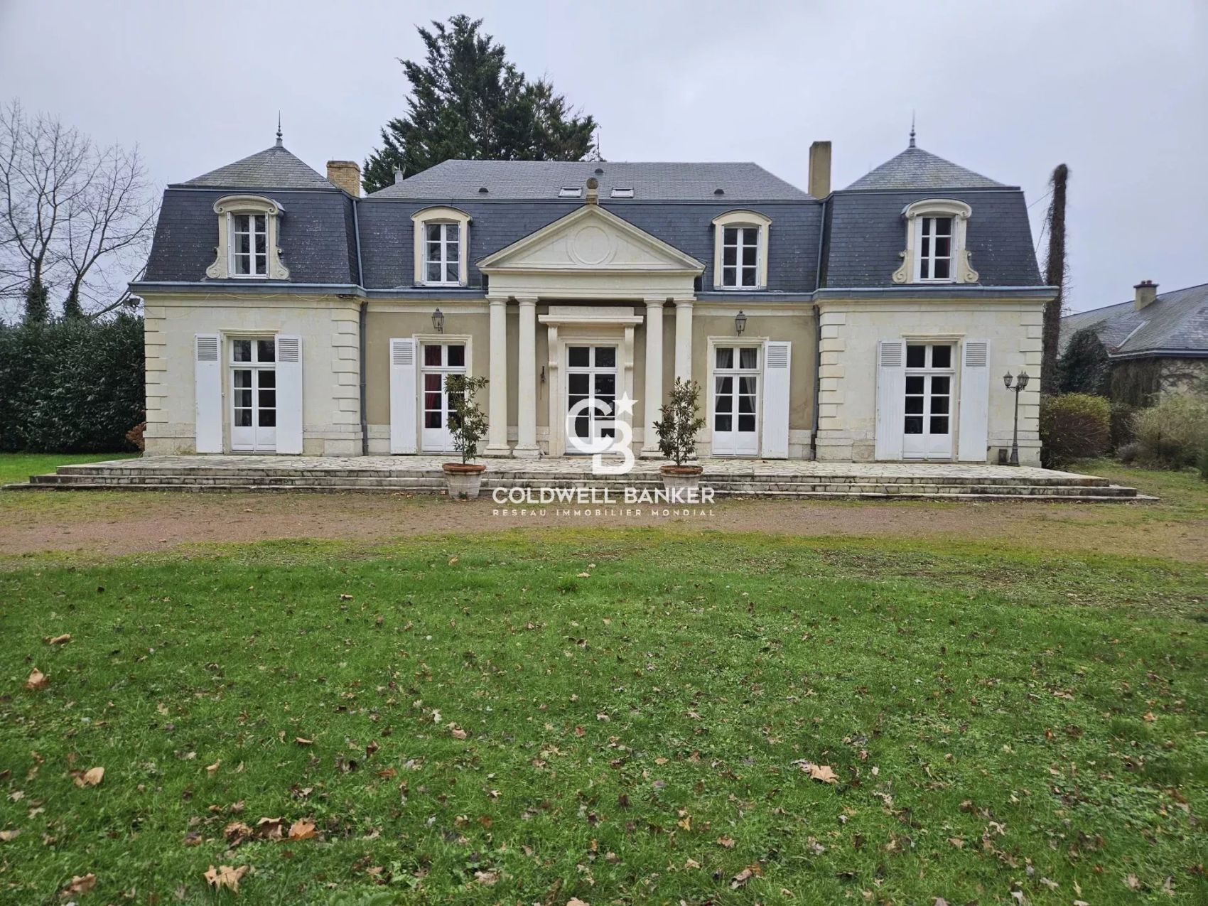 château en sarthe à vendre avec très grand parc et piscine