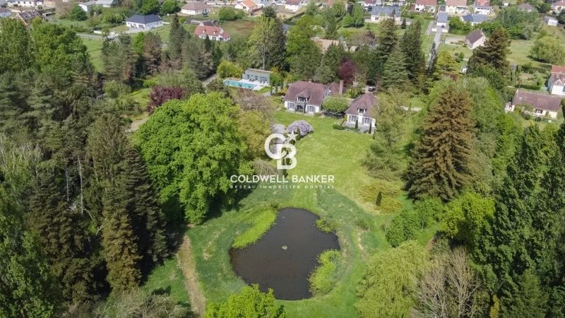 acheter une maison avec piscine et parc paysager à 1h15 de paris
